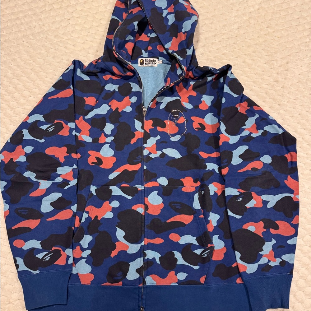 Men’s BAPE Camo Hoodie Full Zip up jacket